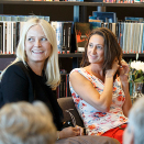 Litteraturtoget 2015: Klart for bokbad med Ida Hegazi Høyer og Maria Navarro Skaranger på biblioteket i Hamar. Foto: Heiko Junge / NTB scanpix
